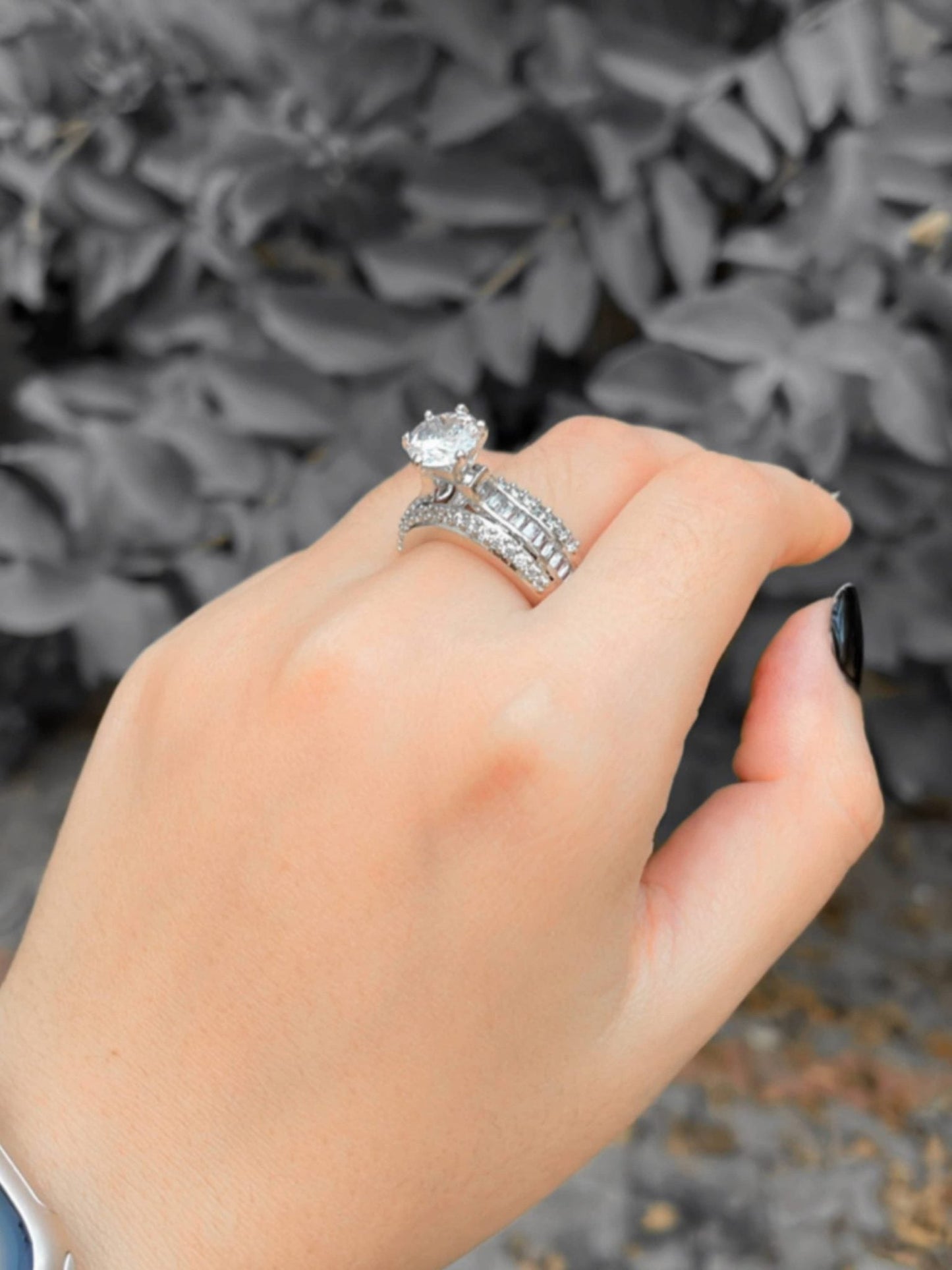 Silver Classic Solitaire Ring