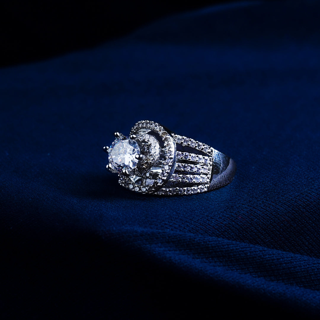 Silver Gracious Look Ring