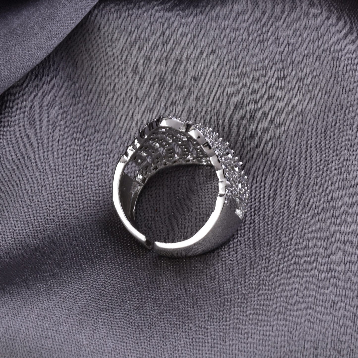 Silver Evening Glamour Ring