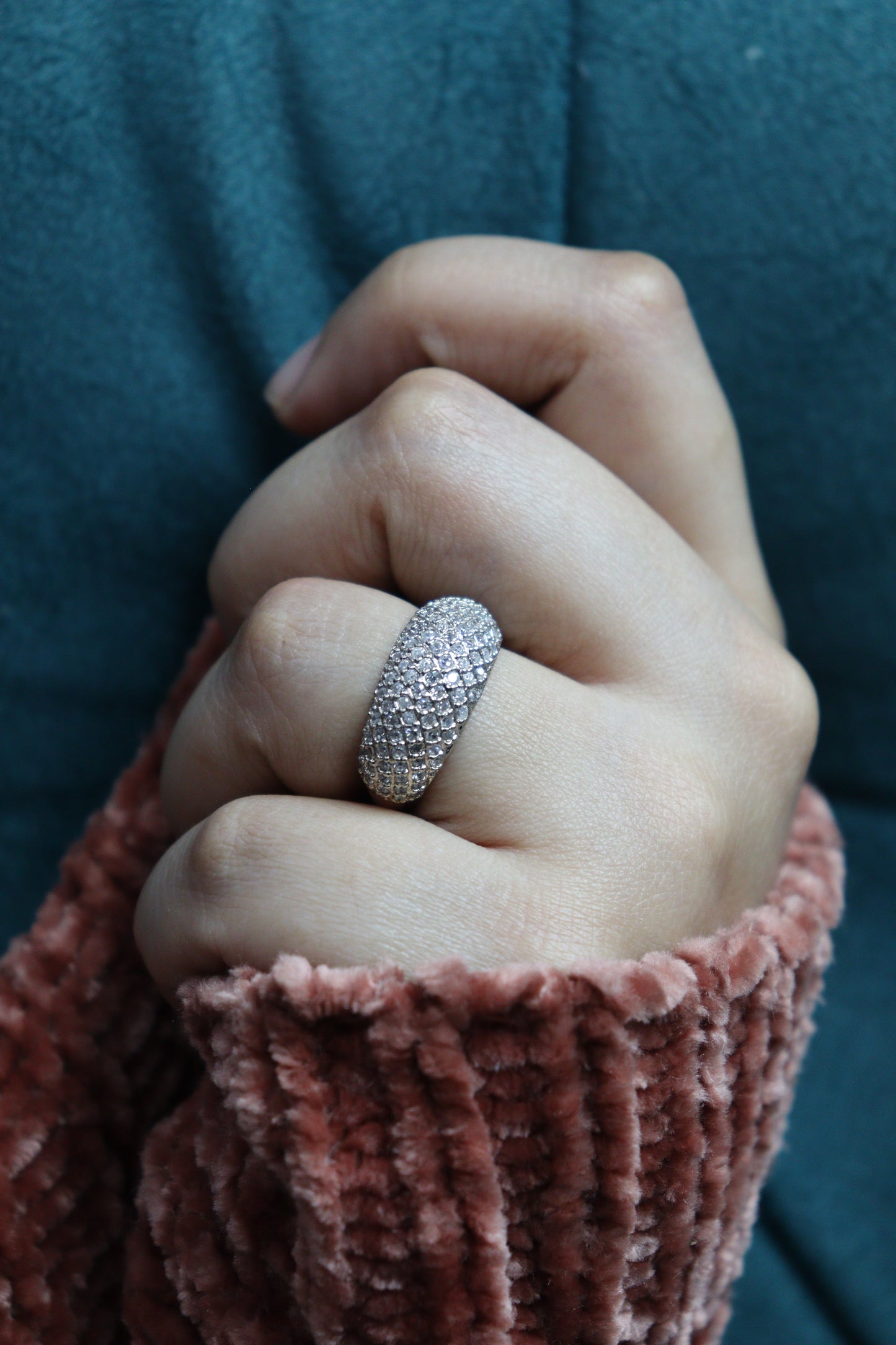 Silver Tres Belle Ring