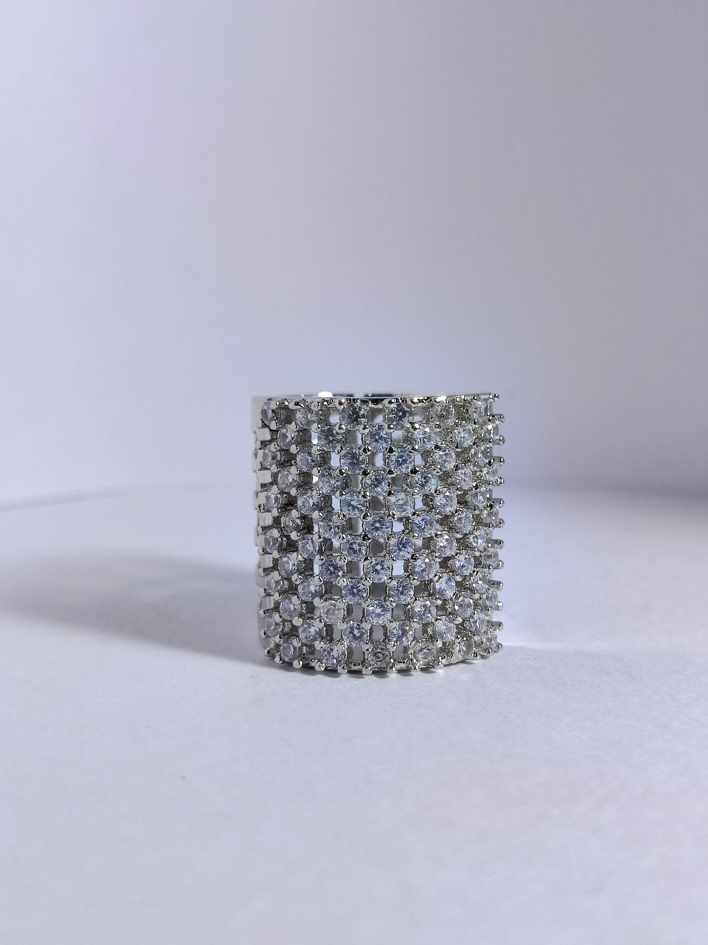 Silver Zircon Bliss Ring