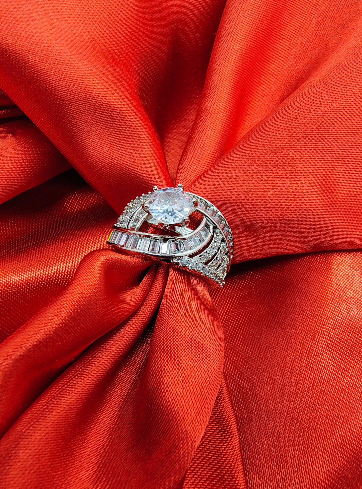 Silver Deeply in Love Ring