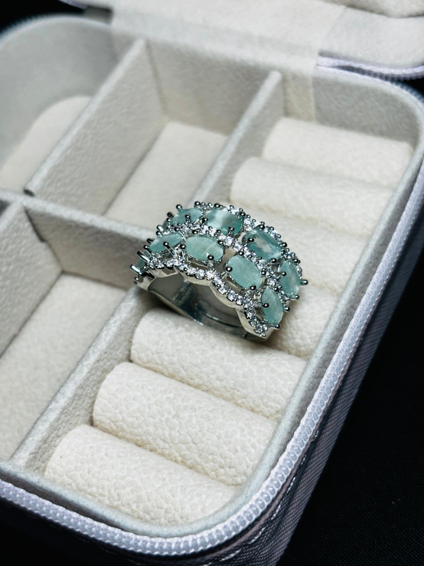 Silver Deeply in Love Ring