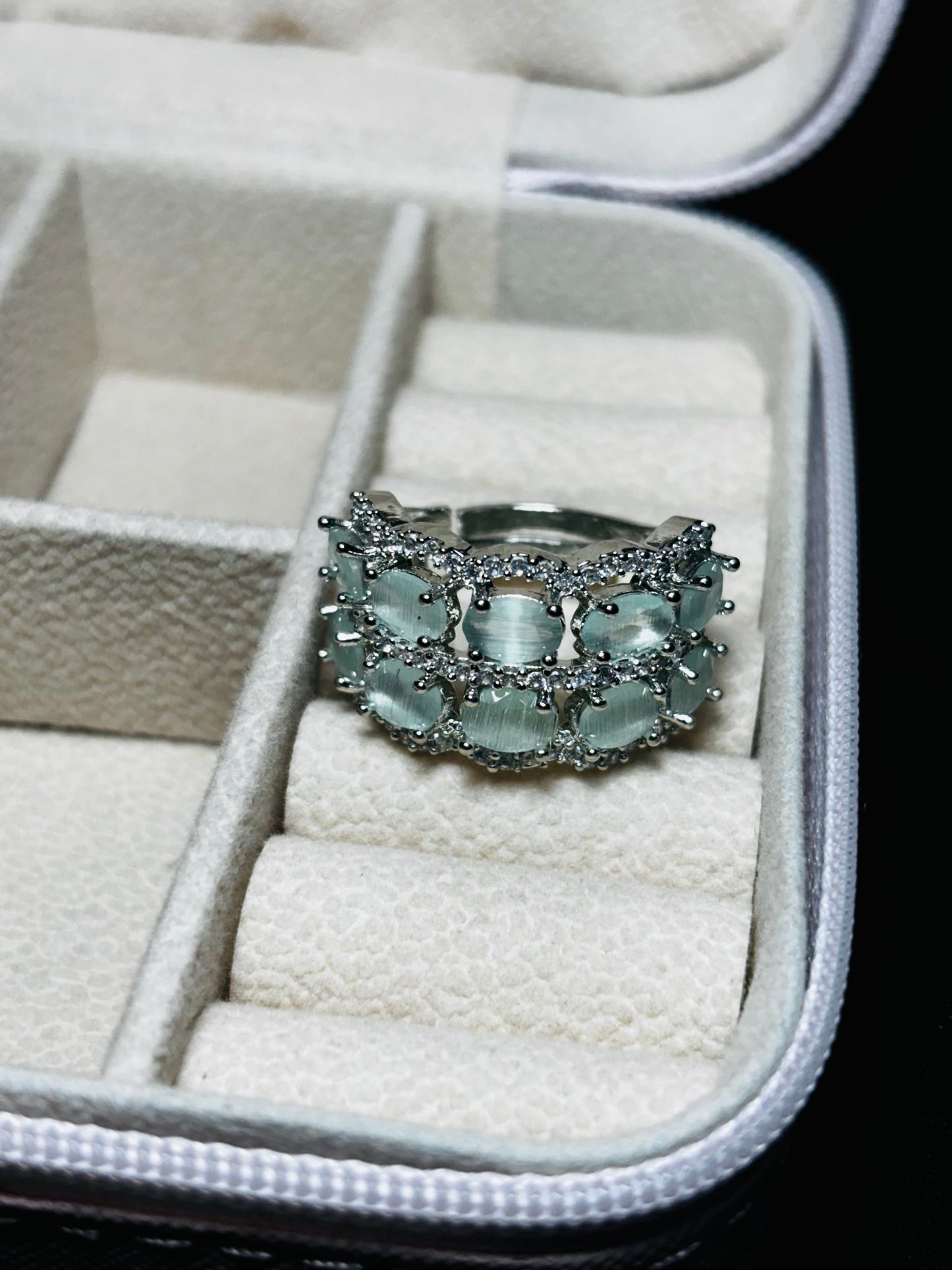 Silver Deeply in Love Ring