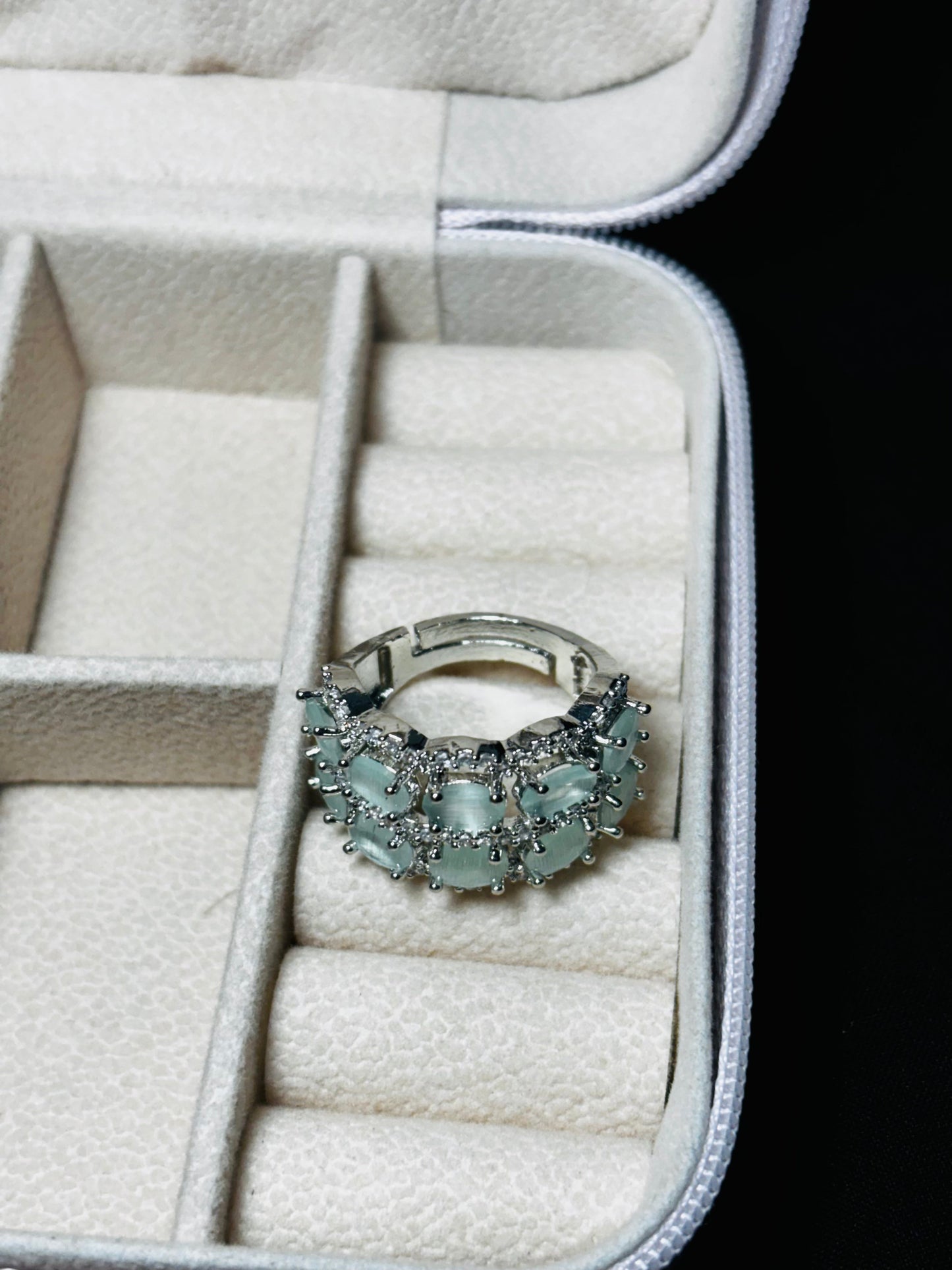 Silver Deeply in Love Ring
