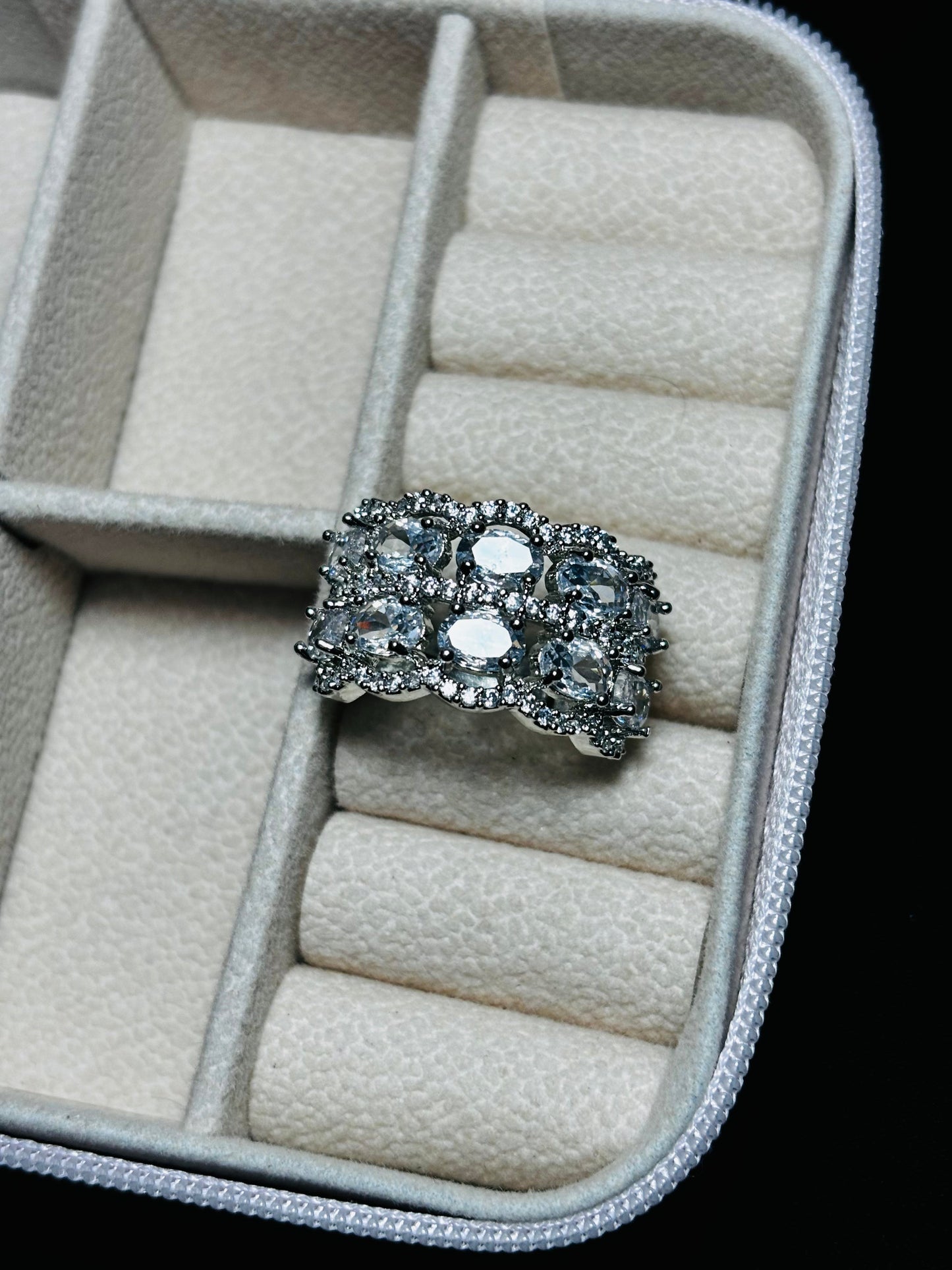 Silver Deeply in Love Ring
