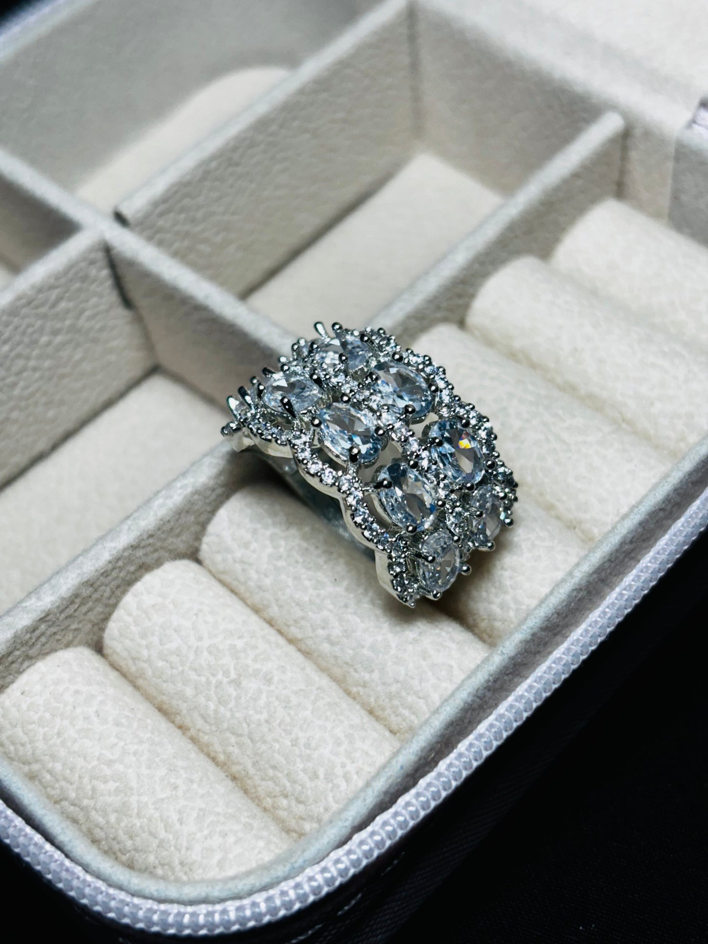 Silver Deeply in Love Ring