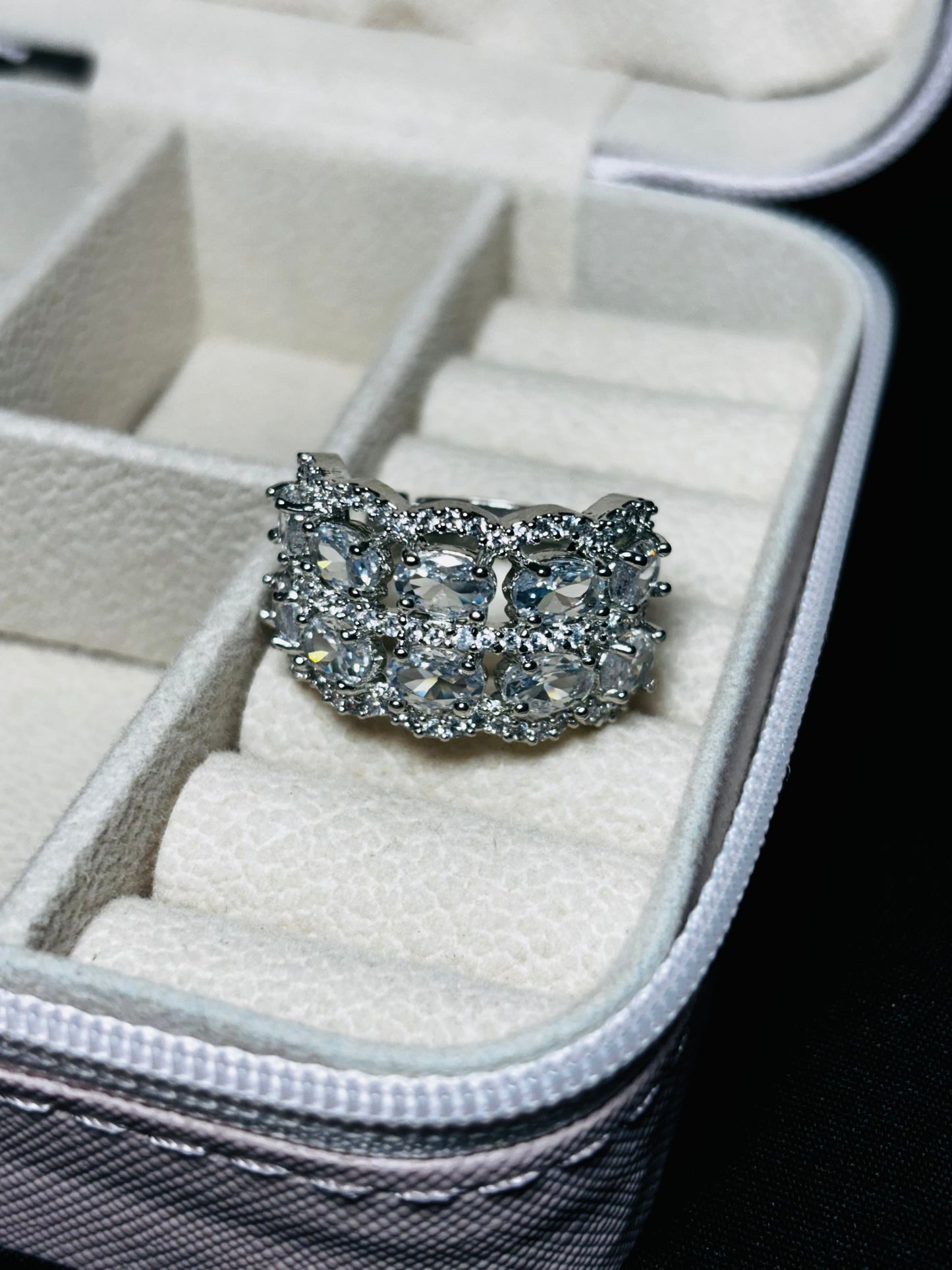 Silver Deeply in Love Ring