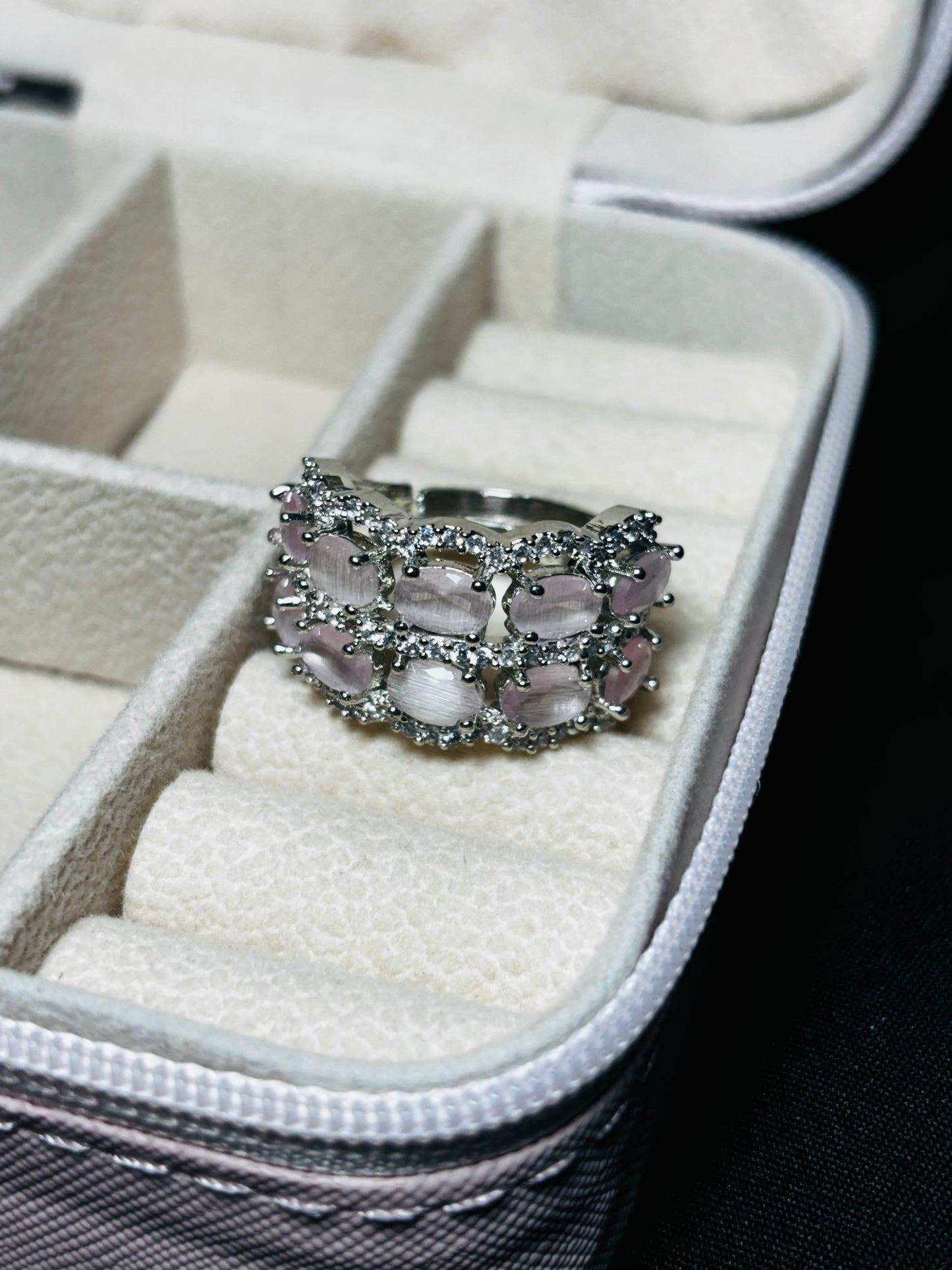 Silver Deeply in Love Ring