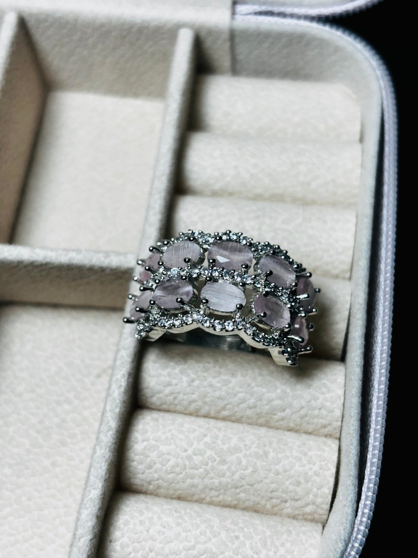 Silver Deeply in Love Ring