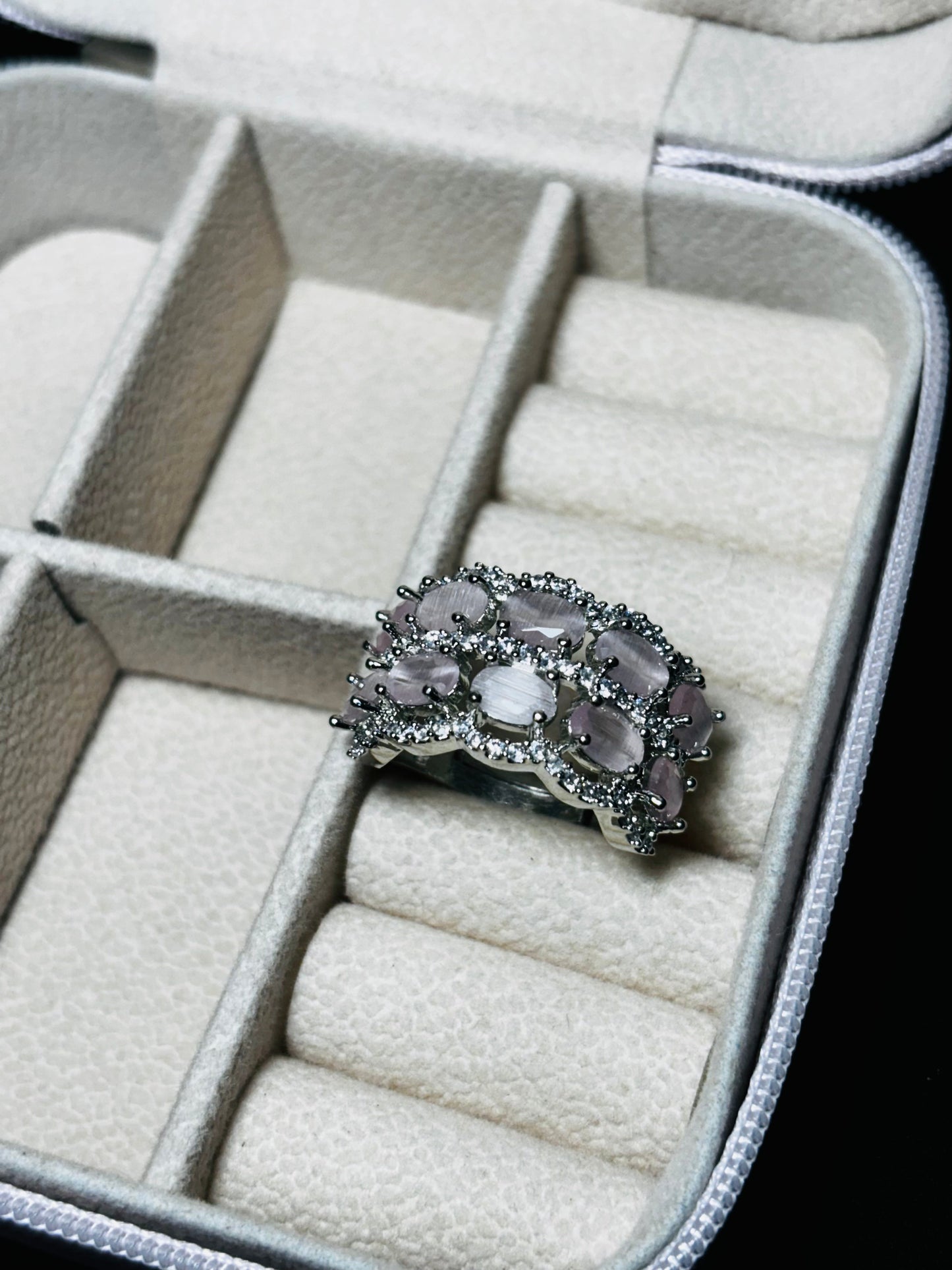 Silver Deeply in Love Ring