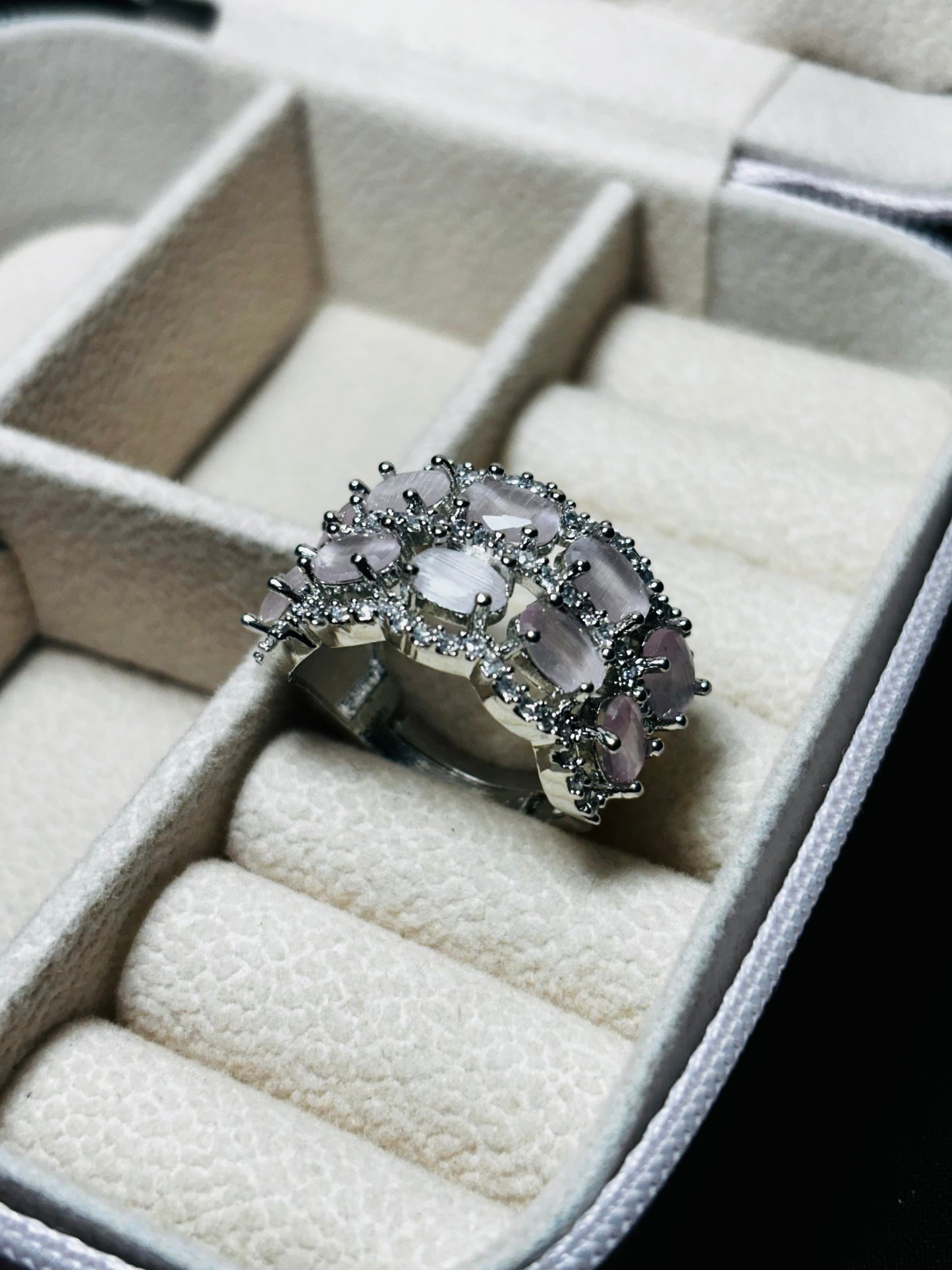 Silver Deeply in Love Ring