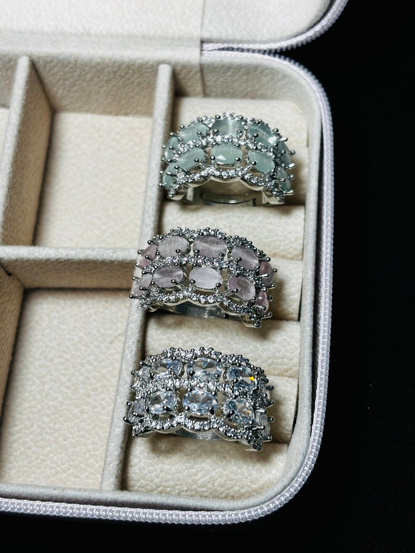 Silver Deeply in Love Ring