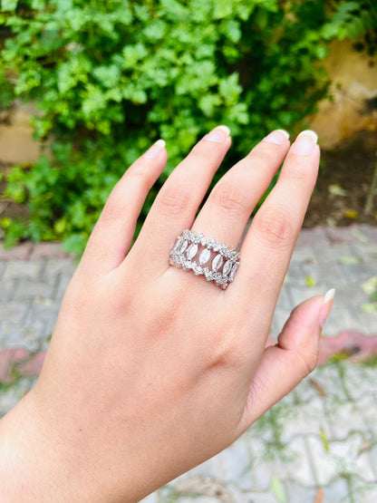 Silver Classic Chain Ring for Him