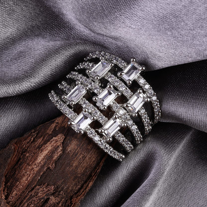 Silver All About Love Ring