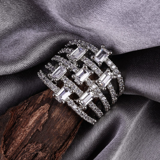Silver All About Love Ring