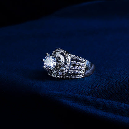 Silver Gracious Look Ring