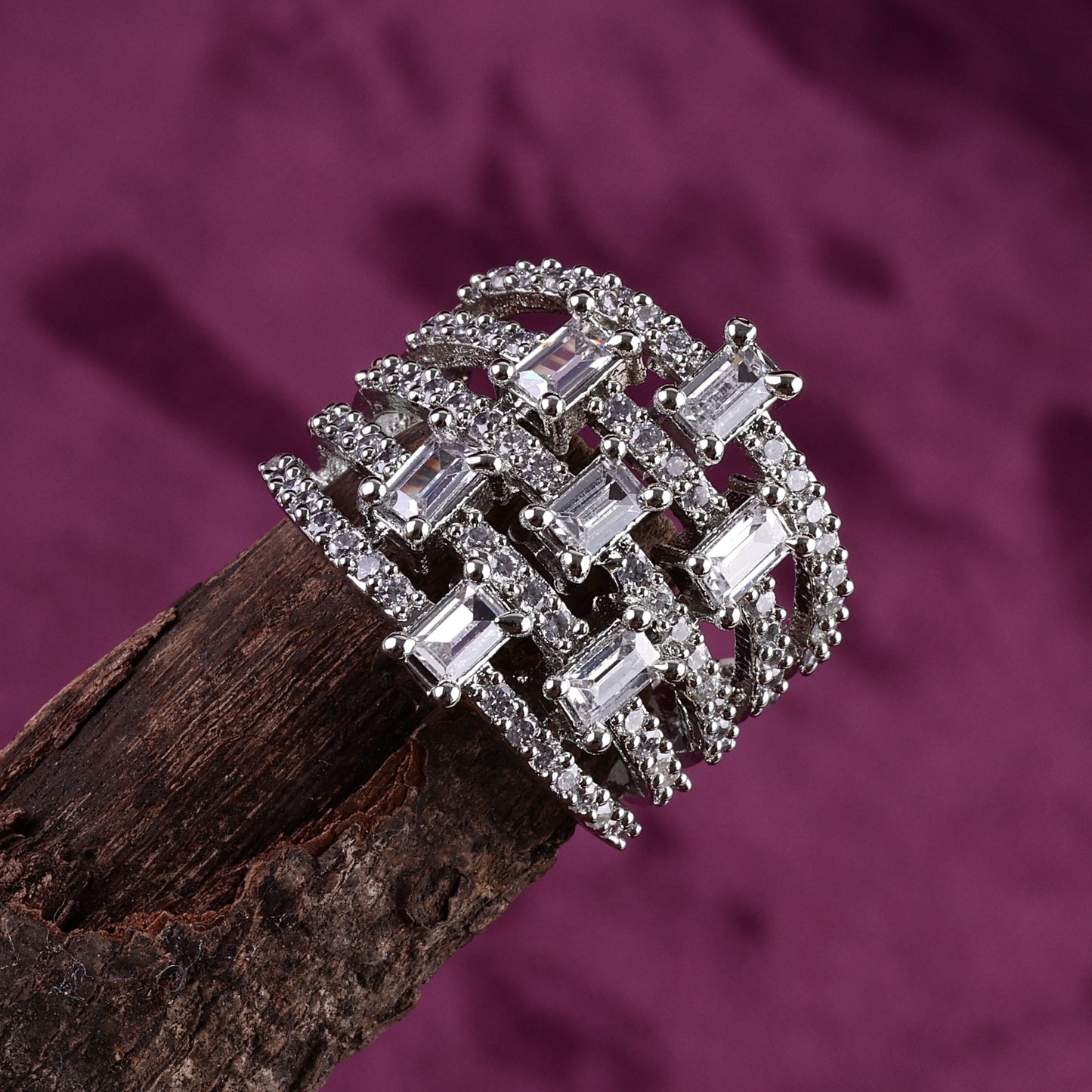 Silver All About Love Ring