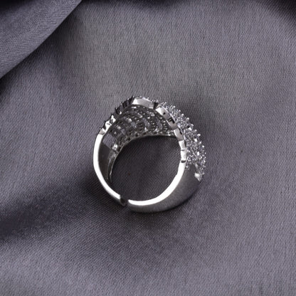 Silver Evening Glamour Ring