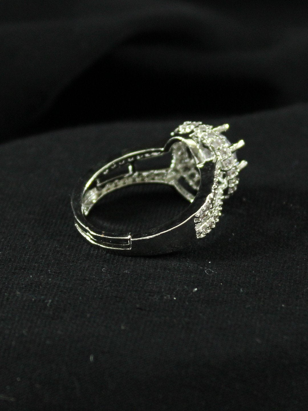 Silver Refined Solitaire Ring