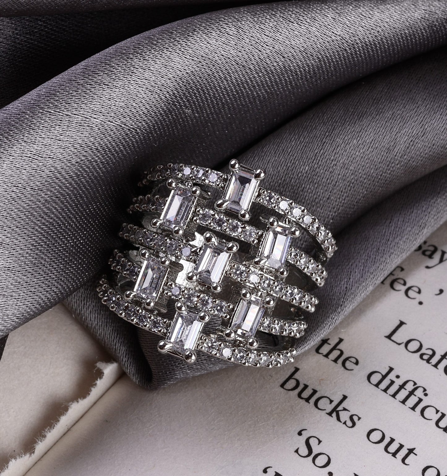 Silver All About Love Ring