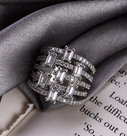 Silver All About Love Ring