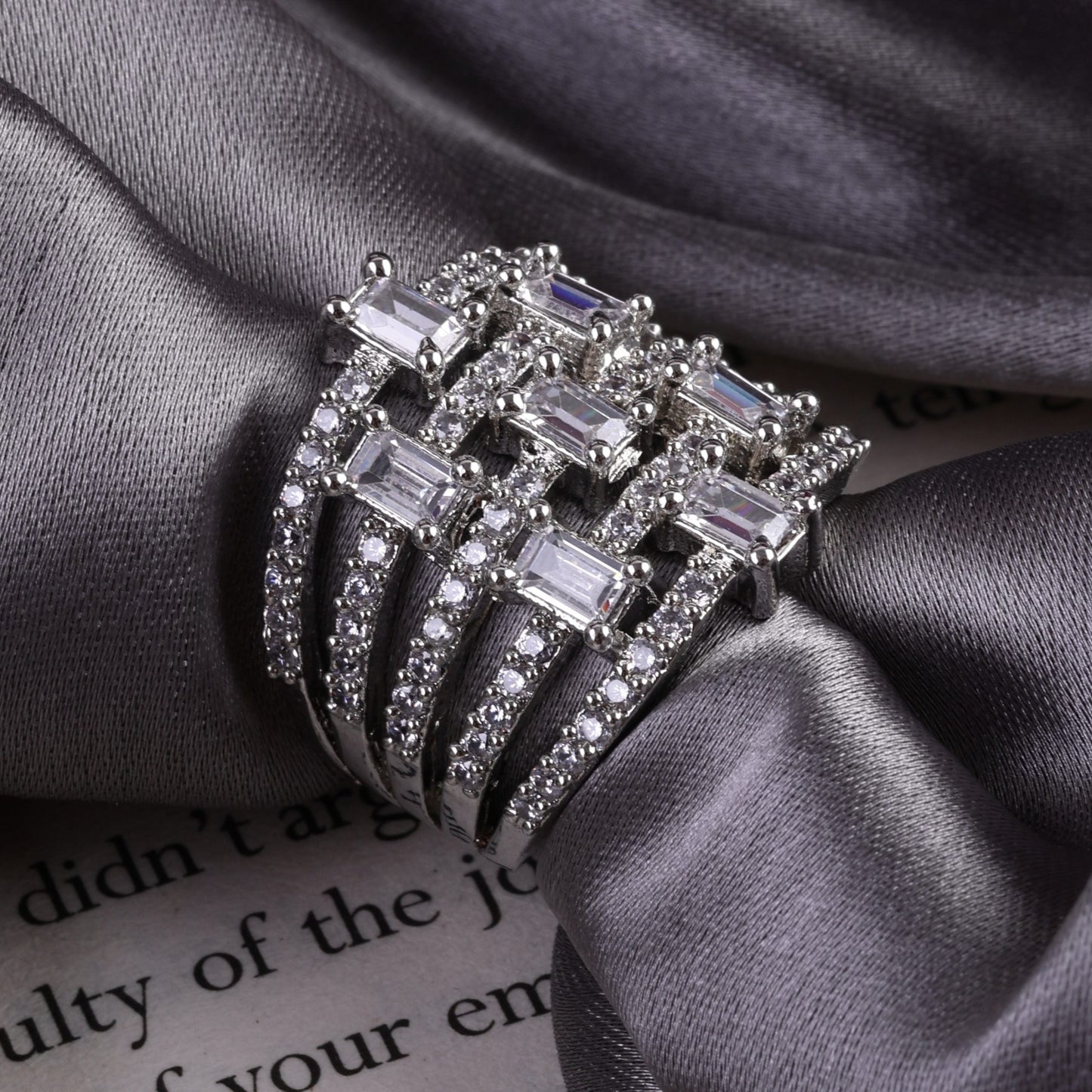 Silver All About Love Ring