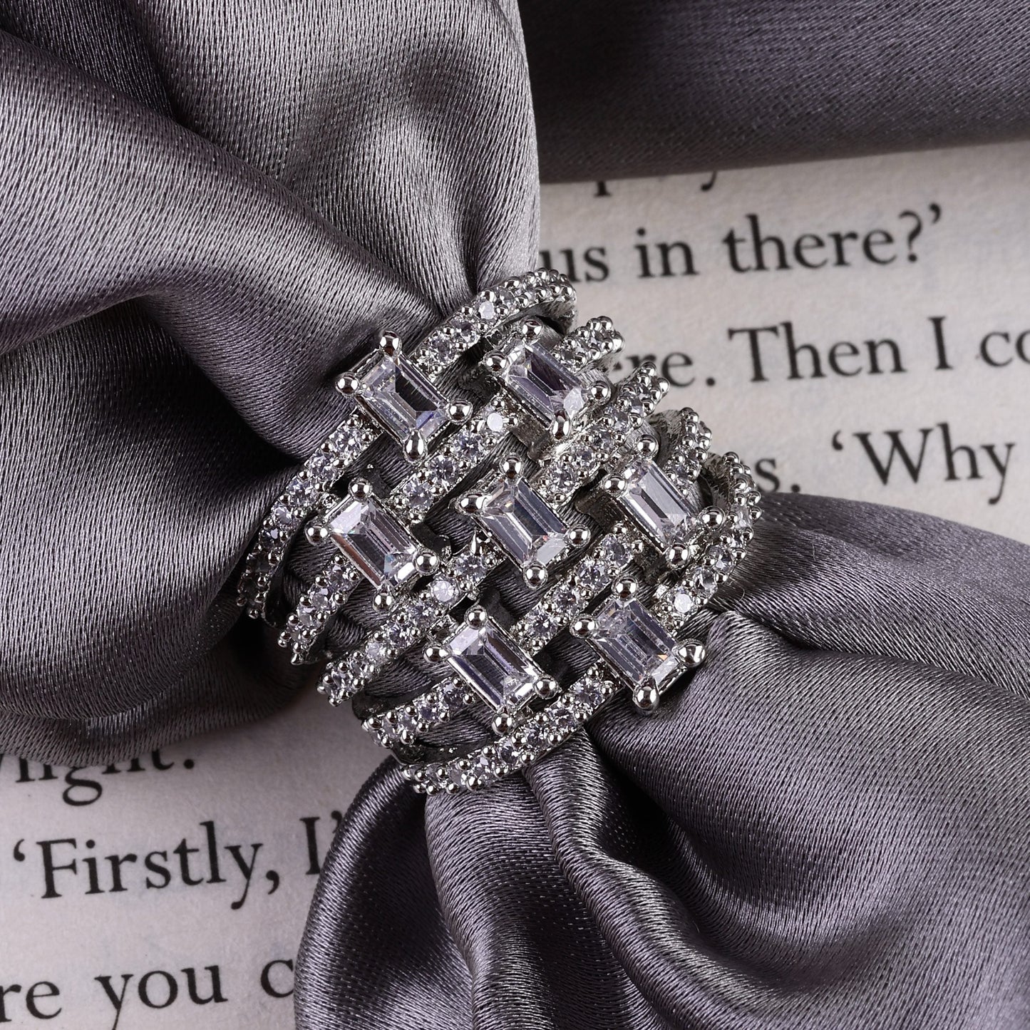 Silver All About Love Ring