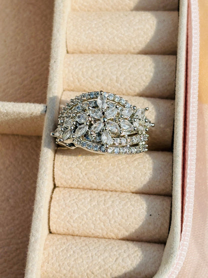 Silver Jovian Moons Ring