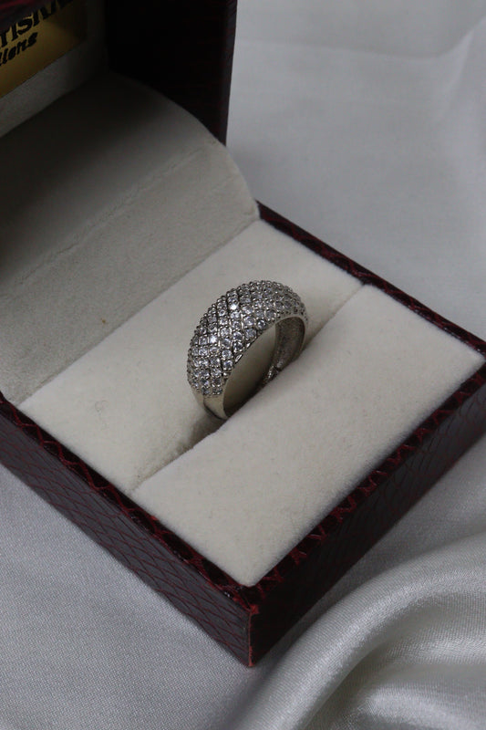 Silver Tres Belle Ring