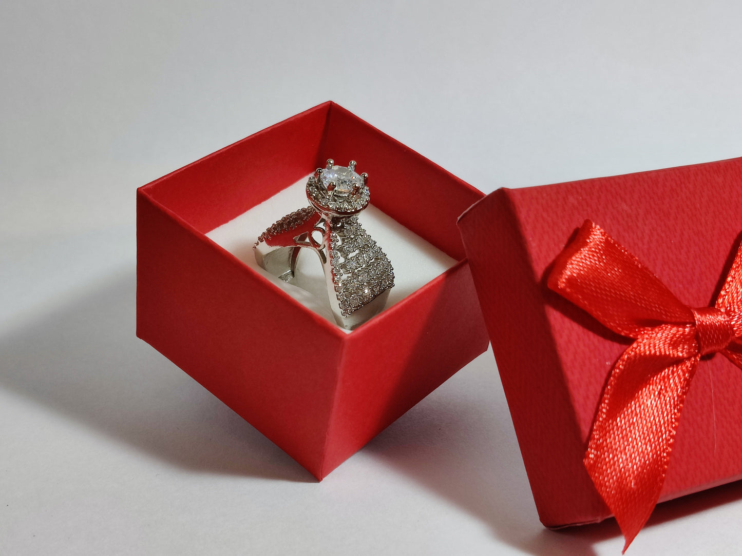 Silver Hearts Harmony Ring