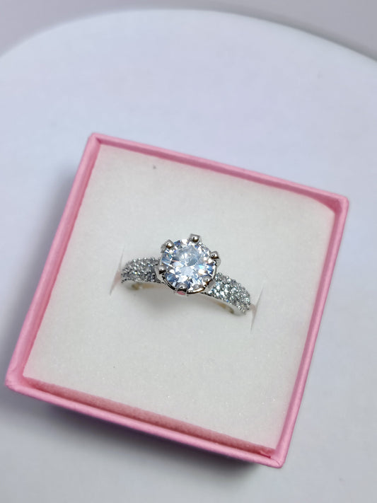 Silver Trilinear Ring