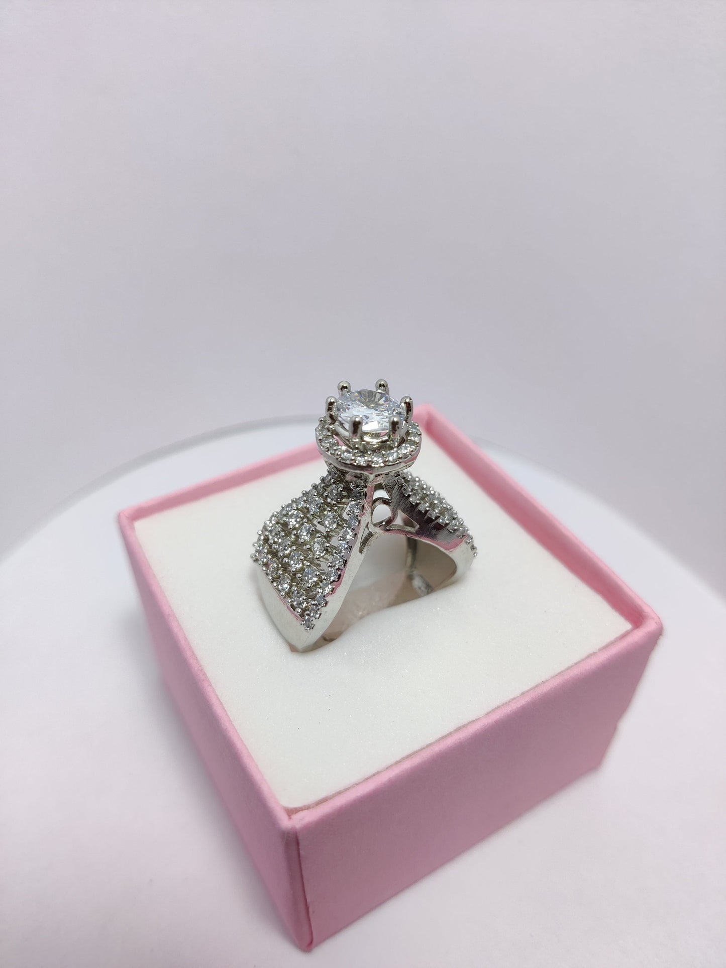 Silver Hearts Harmony Ring
