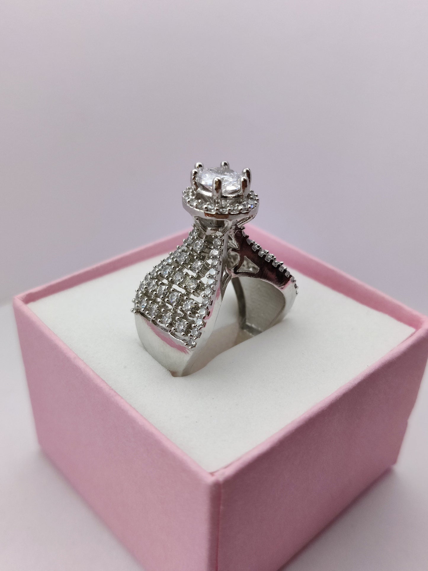 Silver Hearts Harmony Ring