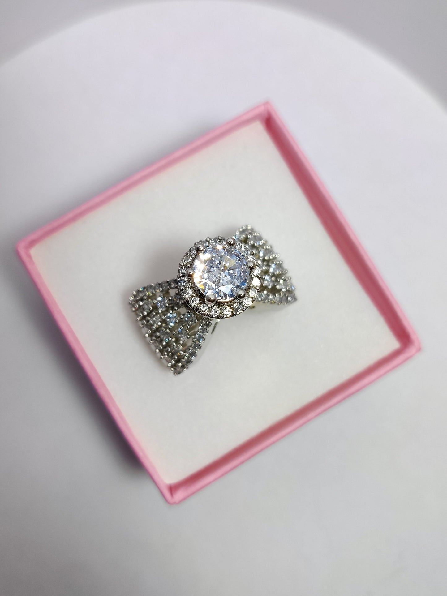 Silver Hearts Harmony Ring