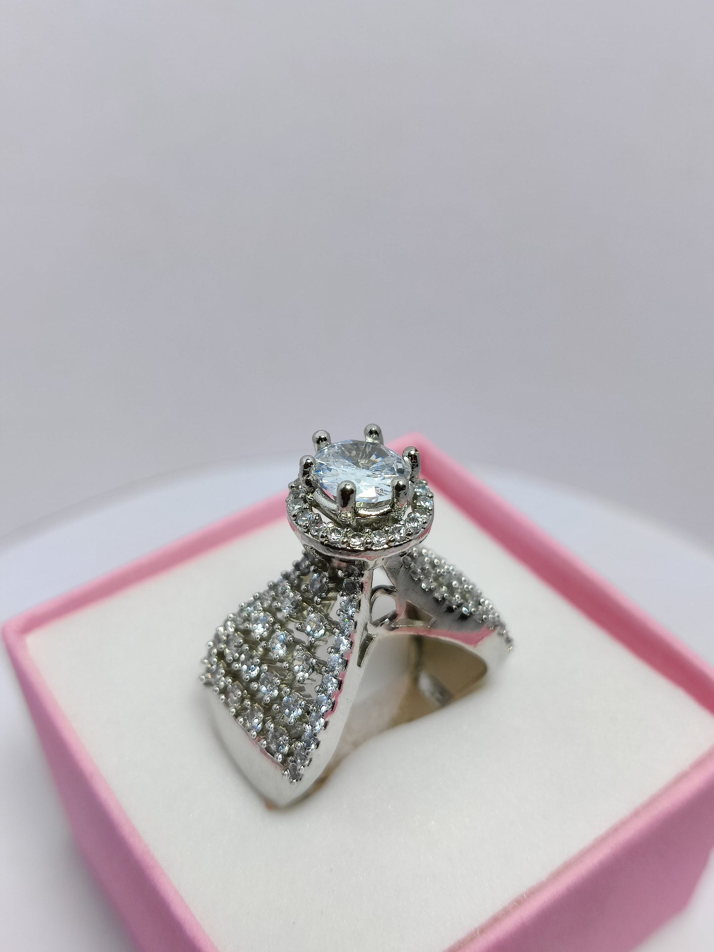 Silver Hearts Harmony Ring