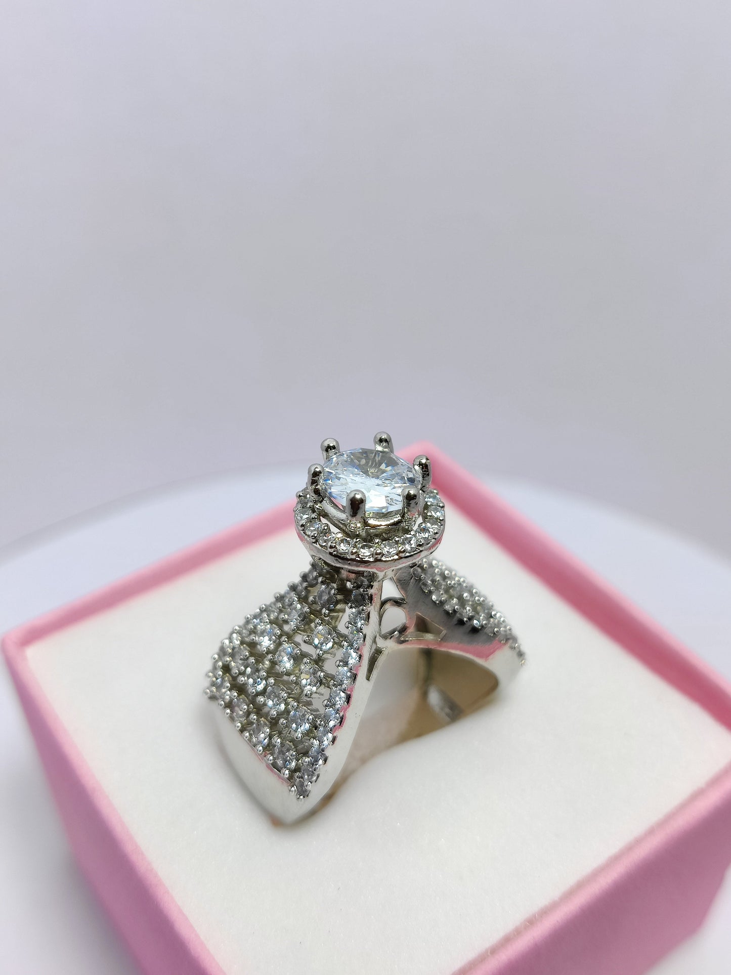 Silver Hearts Harmony Ring