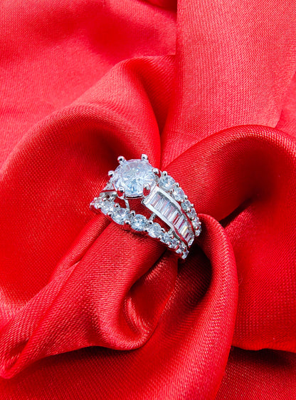 Silver Sparkling Spirits Vanki Ring