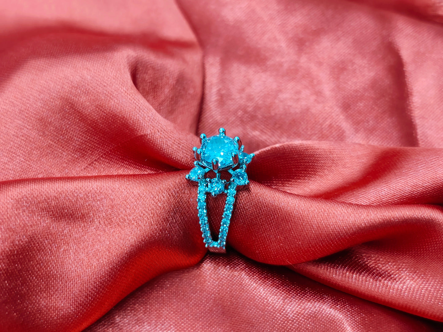 Silver Spired Dome Ring