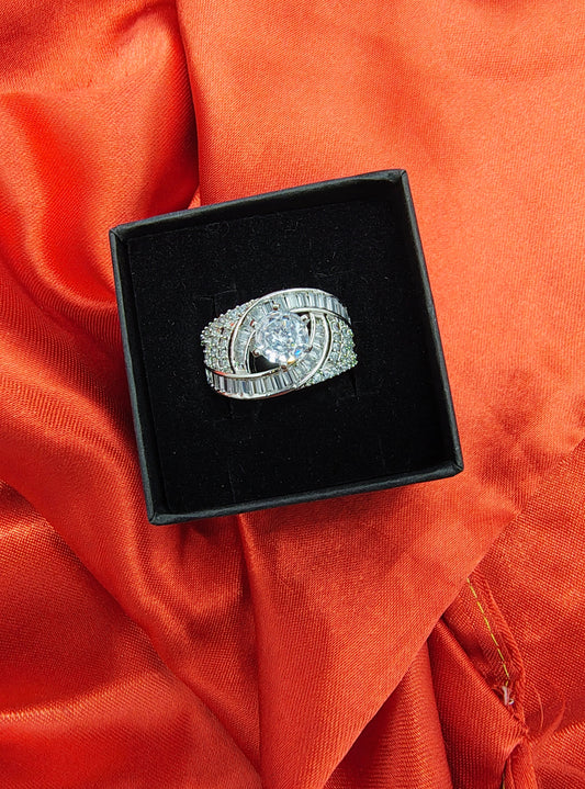 Silver Deeply in Love Ring