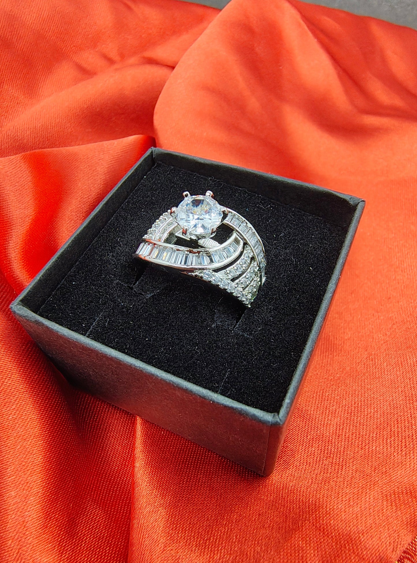 Silver Deeply in Love Ring