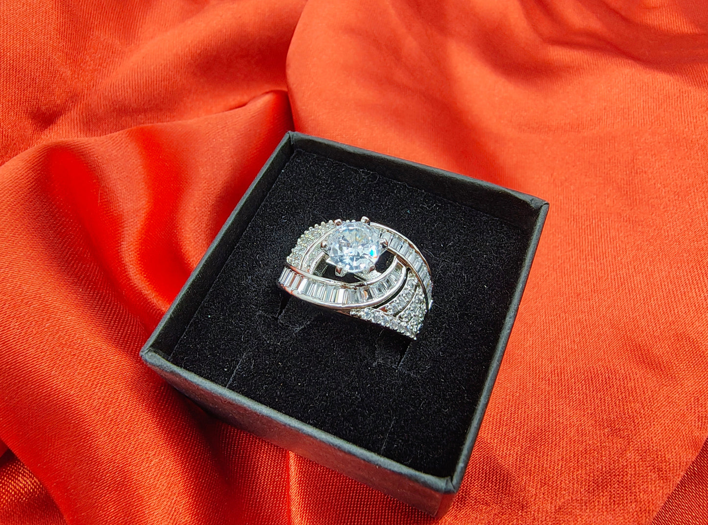 Silver Deeply in Love Ring