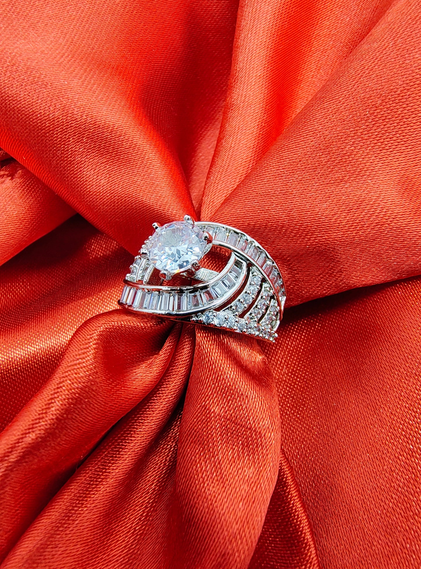 Silver Deeply in Love Ring