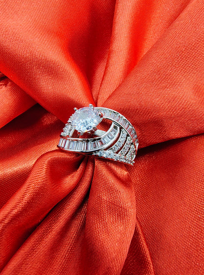 Silver Deeply in Love Ring