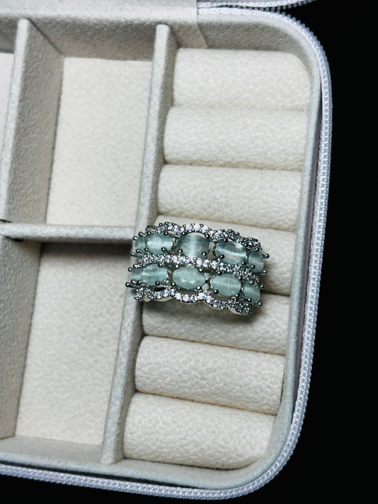 Silver Deeply in Love Ring