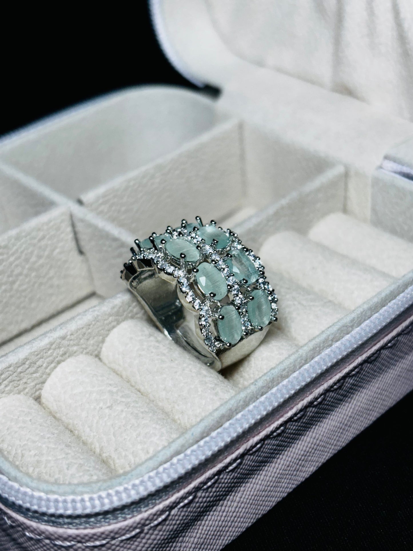 Silver Deeply in Love Ring