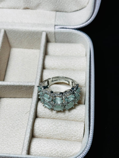 Silver Deeply in Love Ring