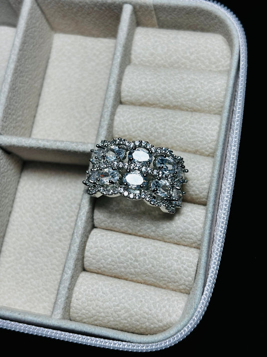 Silver Deeply in Love Ring