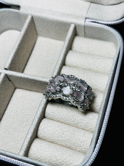 Silver Deeply in Love Ring