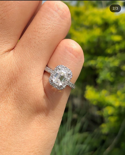 Eternal Embrace Rhodium Plated 925 Sterling Silver Ring (Adjustable)